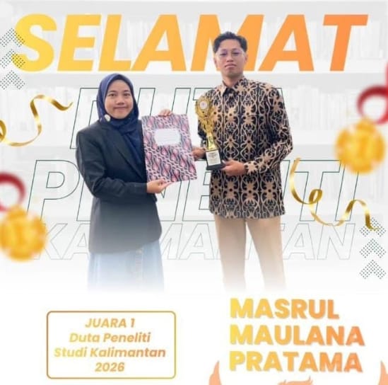 Dua Mahasiswa FUAD UIN Palangka Raya Buktikan Daya Saing Riset di Ajang Duta Peneliti Muda Kalimantan 2026