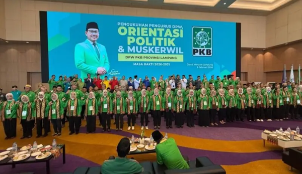 Hadir di Pengukuhan DPW PKB  Lampung Gubernur Mirza : "Selama Ketuanya Mbak Nunik, Wagub Lampung nya Dari PKB"