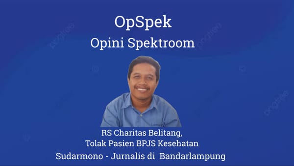 RS Charitas Belitang, Tolak Pasien BPJS Kesehatan