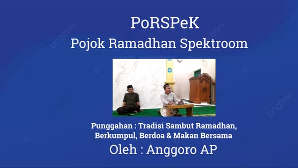 Punggahan : Tradisi Sambut Ramadhan, Berkumpul, Berdoa & Makan Bersama
