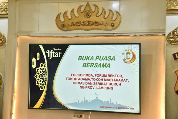 Buka Puasa Bersama Kapolda Lampung Beserta Forkopimda dan Elemen Masyarakat