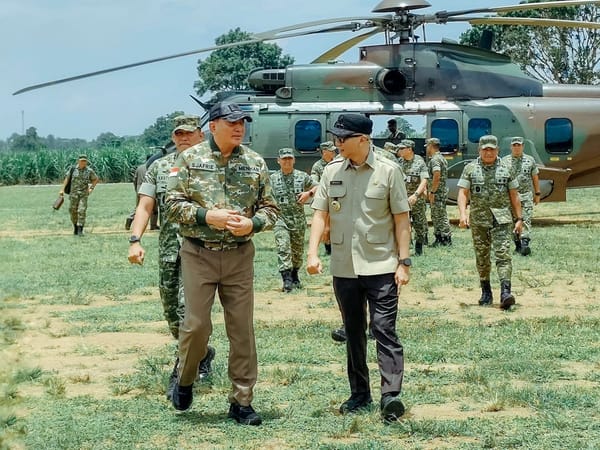 Dukung Swasembada Pangan Nasional, Yonif TP 848/SPC Kelola Lahan Produktif