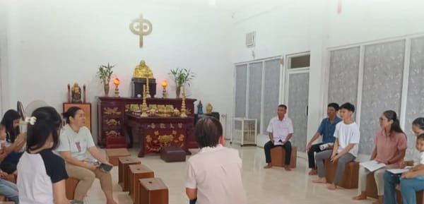 Penyuluh Agama Buddha Kemenao Kota Ternate Lakukan Pembinaan Sekolah Minggu