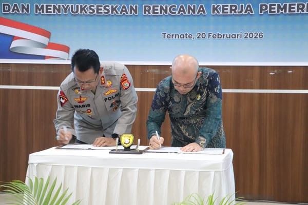 BPOM dan Polda Malut Tandatangani PKS Pengawasan Obat dan Makanan