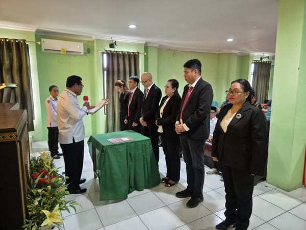 BKAG-KT Dilantik, Kemenag Kota Ternate Tekankan Harmoni dan Kebersamaan