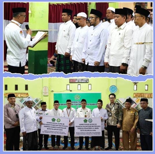 FKPP Palangka Raya Dikukuhkan, Pesantren Didorong Lebih Solid dan Peduli Lingkungan