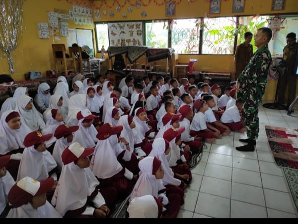 Babinsa Koramil 1002-06/Barabai Sosialisasikan Pencegahan "Bullying"