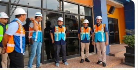 Direktur Manajemen Risiko Pelindo Tinjau Kesiapan Arus Mudik Lebaran 2026 di Terminal Penumpang Banjarmasin