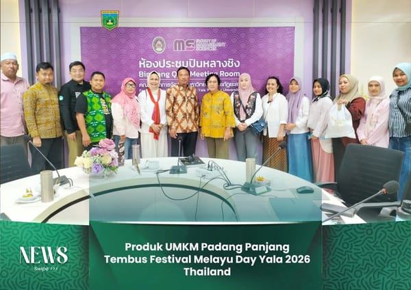 Produk UMKM Padang Panjang Tembus Festival Melayu Day Yala 2026 Thailand