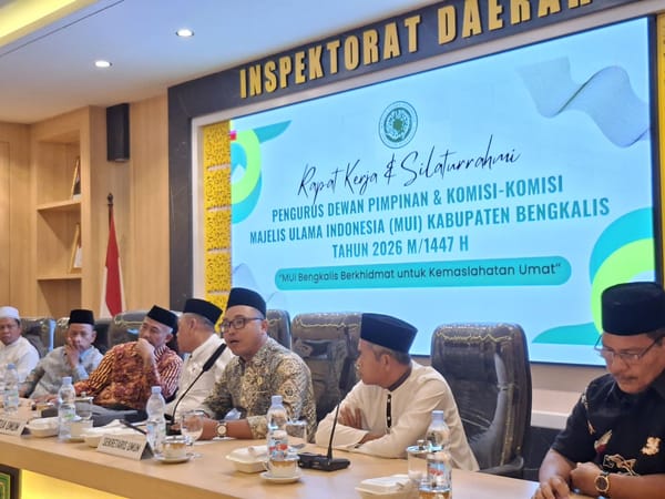 MUI Kab.Bengkalis Gelar Rapat Kerja dan Silaturrahmi Antar Pengurus.