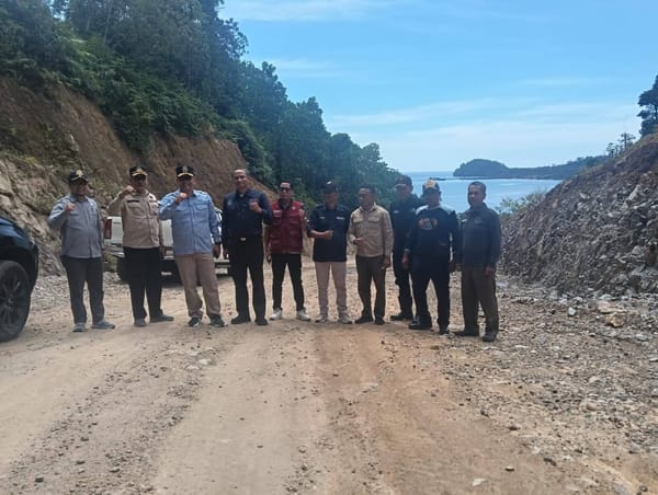 Pembangunan Sisi Darat Pelabuhan Teluk Tapang Pasaman Barat Masuki Tahap Awal