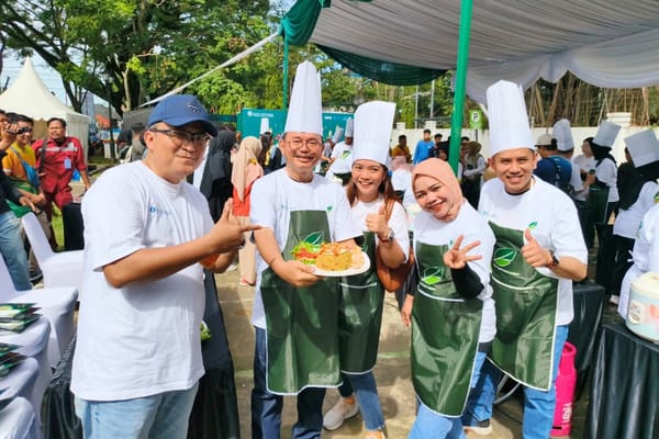 Sinergi Lewat Diplomasi Kuliner, Kakanwil Kemenkum Sumbar Ikuti DAUN Ramadan Fest 2026