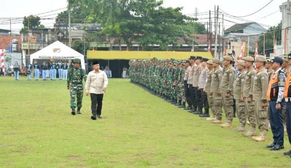Pengerasan Jalan Pembuatan Drainase Rehabilitasi Rumah  Wujud TNI Manunggal Membangun Desa (TMMD )