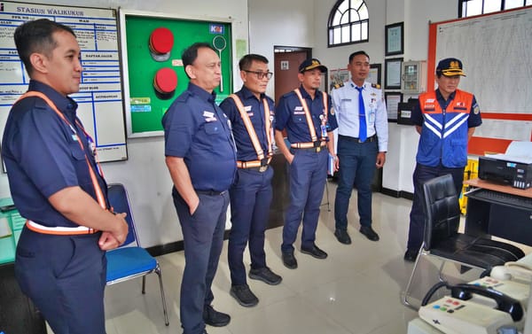 Hadapi Angkutan Lebaran 2026, Direksi KAI Inspeksi Lintas di Wilayah Daop 7 Madiun