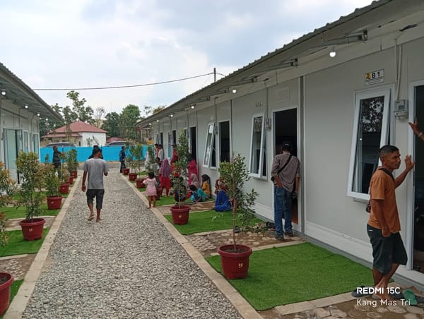 Kebut Jelang Lebaran,  Pembangunan 1.301 Rumah Hunian Modular di Sumatera Dipercepat