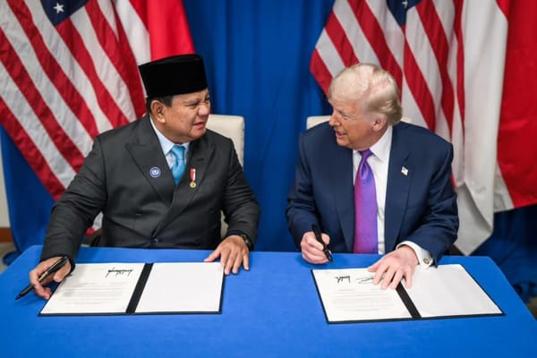 Presiden Prabowo dan Donald Trump Tandatangani Perjanjian Dagang