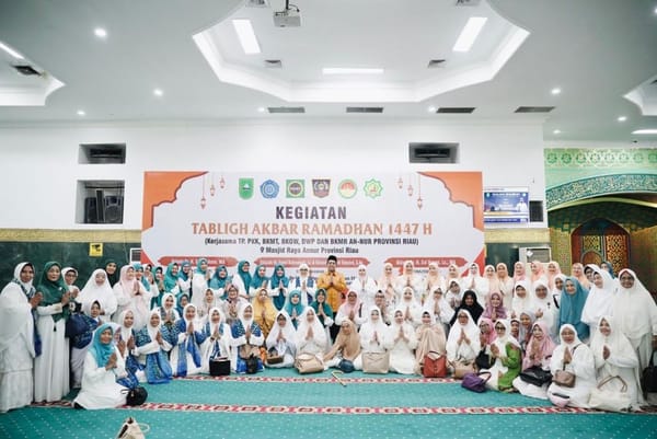 Gelar Tabligh Ramadan 1447 H, TP PKK Gandeng Organisasi Perempuan Riau