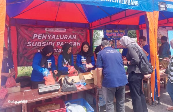 Pemkab Rembang Salurkan Subsidi Cabai di Kampung Ramadan, Harga Dijual Rp65 Ribu per Kg