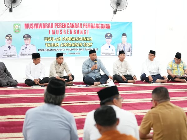 Wabup Siak Buka Musrenbang Mempura, Tekankan Efesiensi APBD Dan Evaluasi Air Bersih