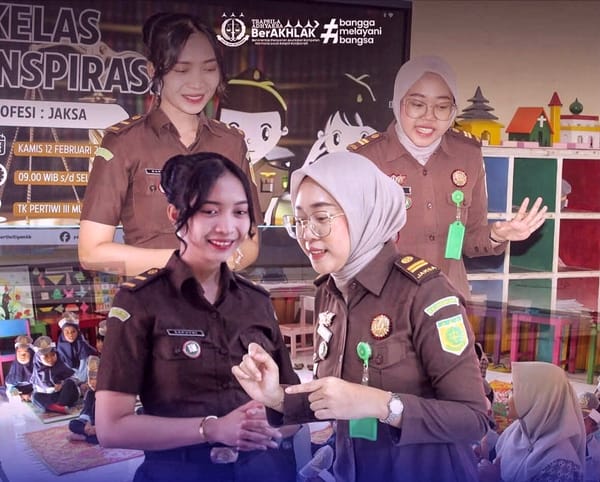 Tanamkan Nilai Kejujuran dan Taat Aturan, Kejaksaan Negeri Sawahlunto Hadir Edukasi Hukum di TK Muaro Kalaban