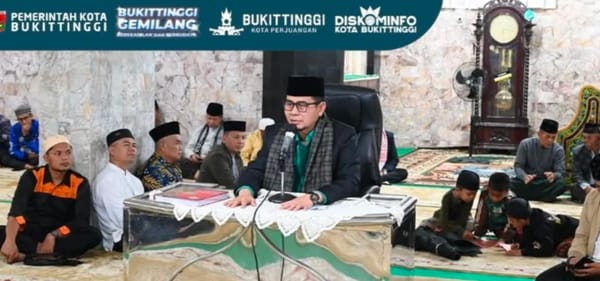 Pemko Bukittinggi Luncurkan Gerakan Shalat Subuh Berjamaah, Murid Didampingi Orang Tua
