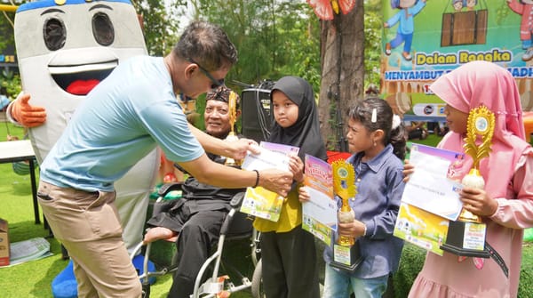 KAI Daop 7 Madiun Meriahkan Weekend Asyik Magetan: Promo Tiket, Lomba Mewarnai, hingga Sosialisasi Keselamatan