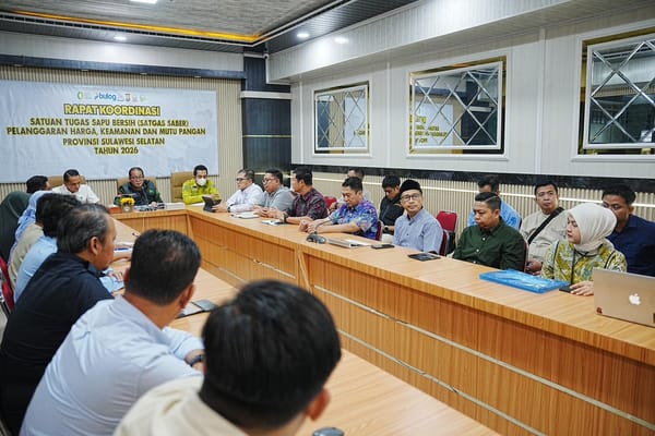 Satgas Pangan dan Badan Pangan Nasional Sulsel Pastikan Distribusi Pangan