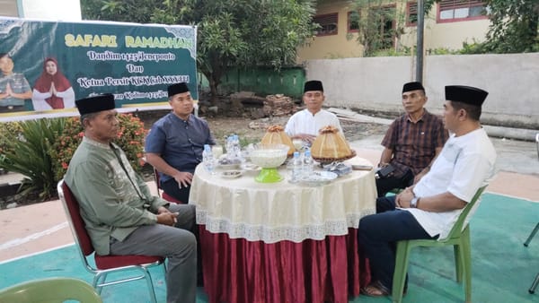 Safari Ramadhan di Koramil Batang, Dandim 1425/Jeneponto Pererat Kebersamaan Prajurit dan Persit
