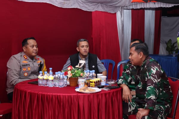 Forkopimda Jeneponto Pantau  Malam takbiran Via Zoom Meet Bersama Kapolri