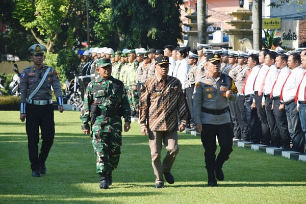 Apel Gelar Pasukan Operasi Ketupat Candi 2026, Banyumas Siap Amankan Arus Mudik Lebaran