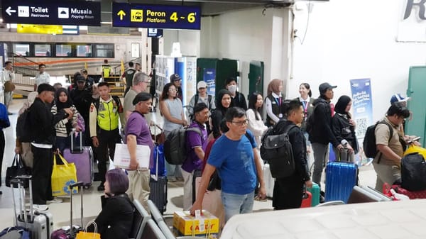 Arus Balik H+2 Lebaran, Penumpang KA di Daop 6 Yogyakarta Capai 63 Ribu