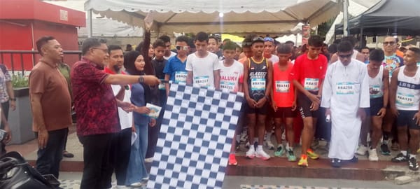 Runmadan 3K di Gong Perdamaian Dunia, Wali Kota Ambon Dorong Semangat Persaudaraan