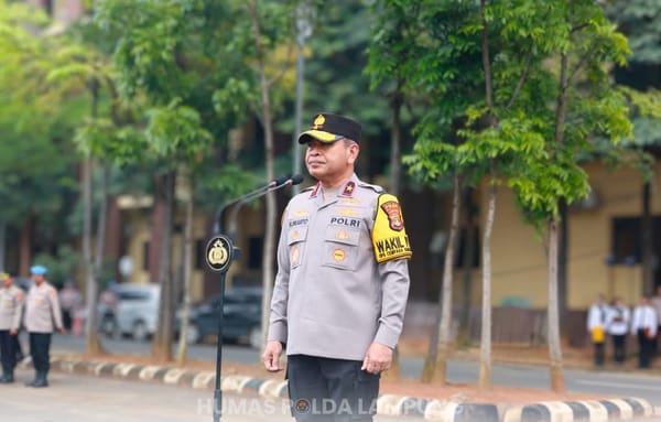 Pimpin Apel, Wakapolda Lampung Tekankan Kejar Target Program Quick Win Presisi Polri