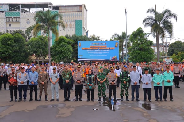 Gelar Operasi Ketupat Krakatau 2026, Polresta Bandarlampung Targetkan Penurunan Angka Lakalantas