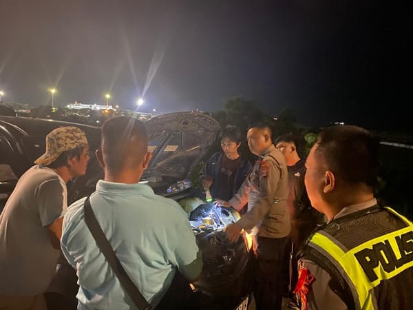 Personel Pos Pelayanan Operasi Ketupat Krakatau 2026 Bakauheni Respons Cepat Laporan Masyarakat