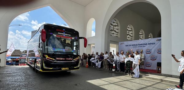 BPKH Pulangkan Kembali 675 Perantau Asal Lampung,  Setelah Berlebaran di Kampung Halaman