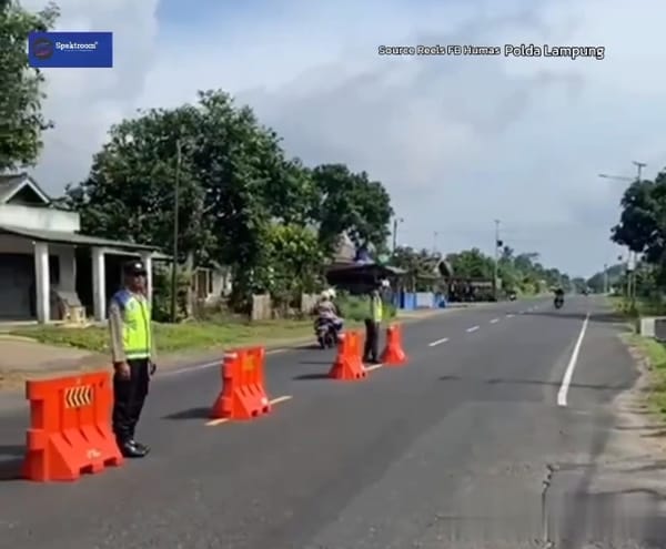 Antisipasi Kepadatan di Pelabuhan Bakauheni, Pospam Gayam Lakukan Screening Tiket Penyeberangan
