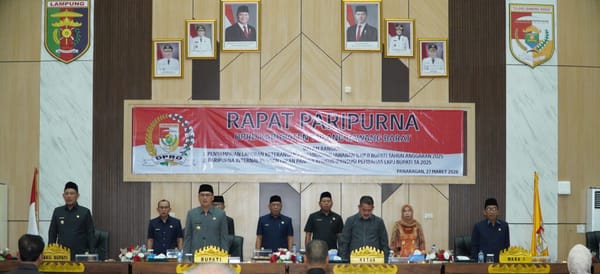 Sampaikan LKPJ 2025, Bupati Tubaba Novriwan Jaya : Realisasi APBD Tunjukkan Kinerja Positif