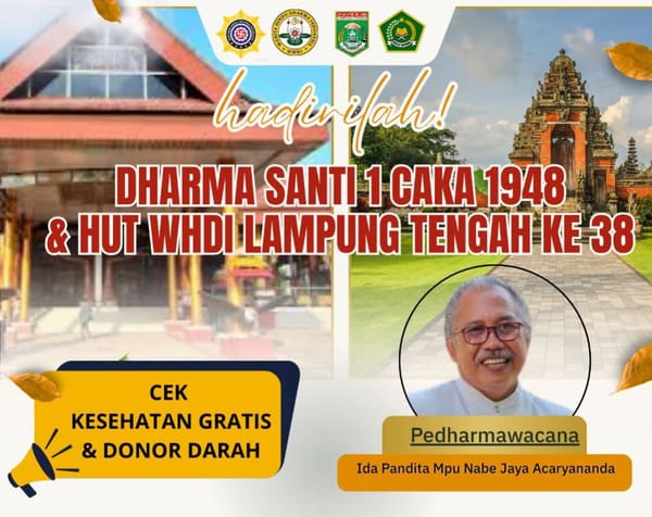 WHDI Lamteng Gelar Perayaan Dharma Shanti Nyepi Tahun Caka 1948