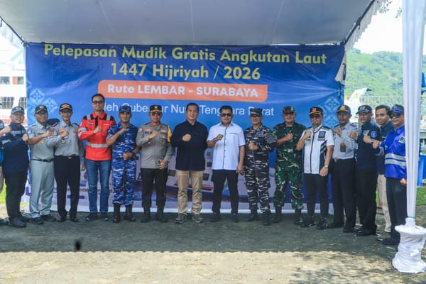 Gubernur NTB Pimpin Peninjauan Arus Mudik di Terminal, Bandara hingga Pelabuhan