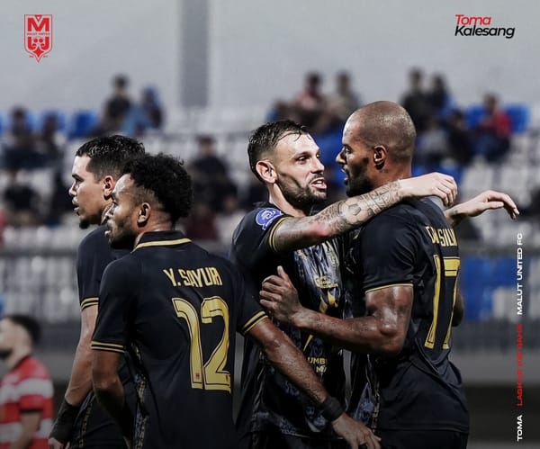 Dua Gol Da Silva Bawa Malut United Raih Tiga Poin di Kandang Madura United