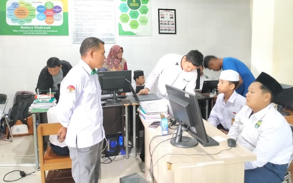 Gladi Bersih Persiapan TKA 2026 Ditinjau Kasi Pendidikan Madrasah Kemenag Ternate