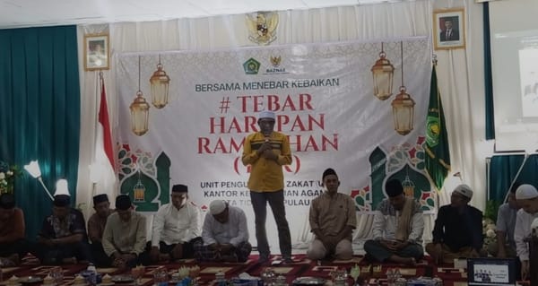 Kakankemenag Tikep Ajak ASN Perkuat Silaturahmi dan Budaya Berbagi Pada Kegiatan Teras Zawa–Joyful Ramadhan