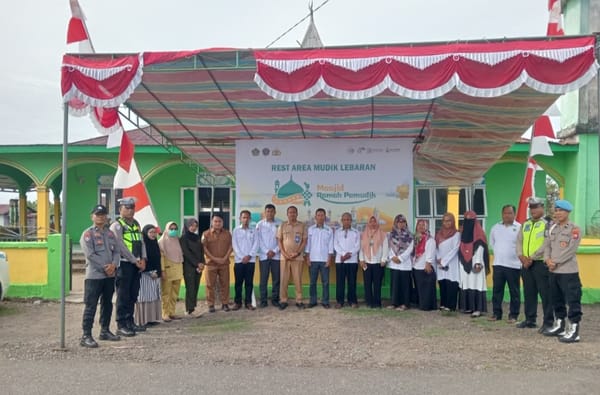 Launching Rest Area Mudik Lebaran 2026 di Masjid At-Taqwa Sidangoli Dehe Jailolo Selatan