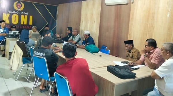 Panitia Besar Porprov V Malut Lakukan Verifikasi Nomor Pertandingan Cabor