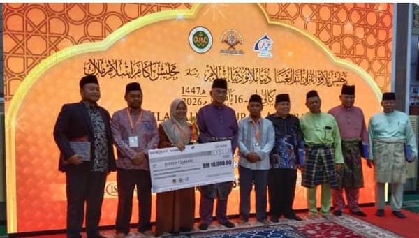 Sitia Febriani Raih Juara I MTQ Antar Bangsa Dunia Melayu Dunia Islam di Malaysia