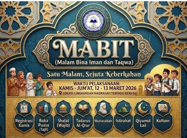 MABIT Ramadan di MTs Terpadu Berkah, Murid Ditempa Iman dan Kebersamaan