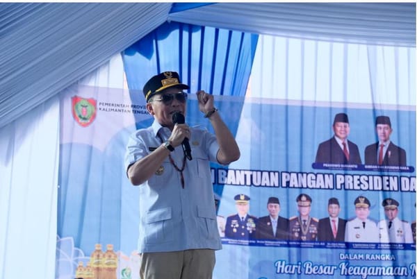 Pemprov Kalteng Gelar Pasar Murah dan Salurkan Bantuan Pangan Presiden di Kobar