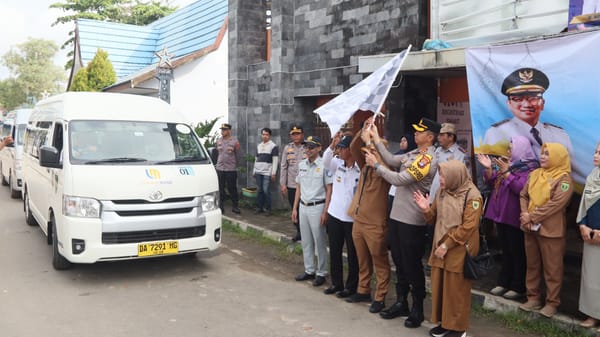 Mudik Aman dan Gratis! Polres Tabalong dan Pemkab Lepas Program SMART Menuju Banjarmasin