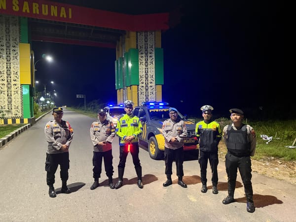 Agar Harkamtibmas dan Kamseltibcar Lantas, Polres Tabalong Giatkan Patroli Presisi KRYD